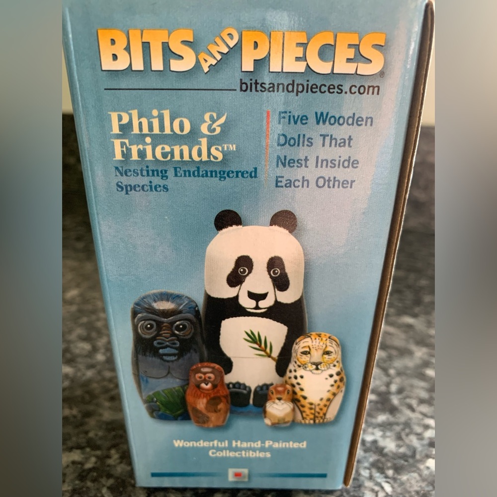 Bits & Pieces Philo & Friends Nesting Endangered Species. NWOT